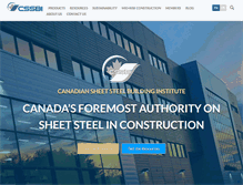 Tablet Screenshot of cssbi.ca