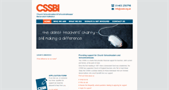 Desktop Screenshot of cssbi.org.uk