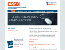 Tablet Screenshot of cssbi.org.uk
